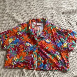 Vintage cropped shirt